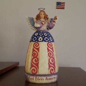Jim Shore "I Pledge Allegiance to the Flag" Angel